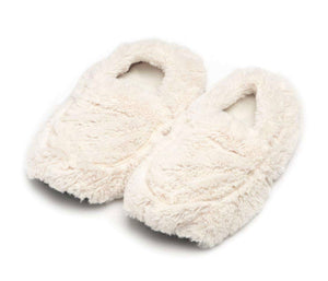 Cream Warmies Slippers