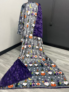 Halloween Gnomes on Purple Passion Forest Fox