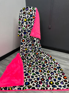 Neon Leopard Snow on Diva Bunny